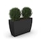 Mayne Kobi Trough Planter 36 x 14 x 24, Black 8836-B - alternate 1